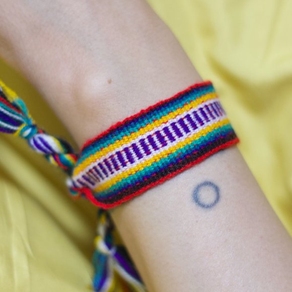 Colorful Vibrant Striped Woven Bracelets - Handmade Friendship Bracelets - Assor - Picture 10 of 10